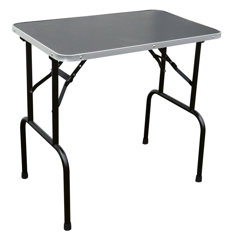 FOLDING TABLE 90 x 60 CM HEIGHT 85cm - BLACK -MZ91BN-AGC-CREATION