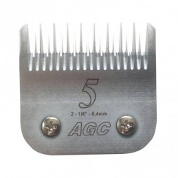 Tête de coupe n° 5 / 6,4 mm pour tondeuse toilettage -T017-AGC-CREATION