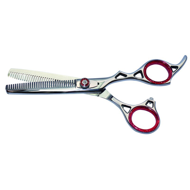 Double edge thinning scissors 17 cm, with finger rest -P100-AGC-CREATION Double edge thinning scissors 17 cm, with finger rest -P100-AGC-CREATION