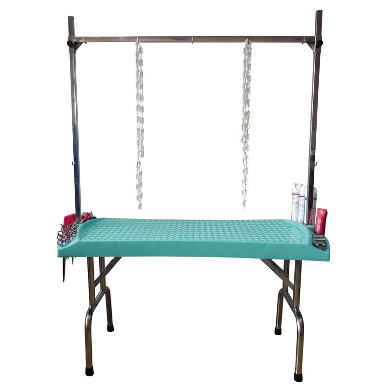 TABLE PLIANTE EVOLUTECH130 - H 104cm - TURQUOISE -M541-AGC-CREATION TABLE PLIANTE EVOLUTECH130 - H 104cm - TURQUOISE -M541-AGC-CREATION