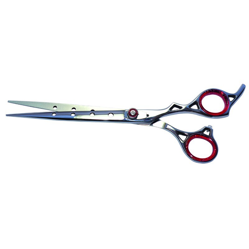 Right handed straight scissors 19 cm, with finger rest -P105-AGC-CREATION