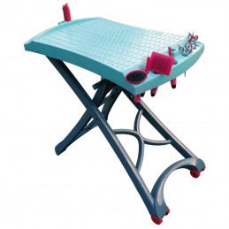 EVOLUTECH100 - ELECTRIC ADJUSTABLE TABLE - EVOLUTECH STAND - TURQUOISE -M832-AGC-CREATION