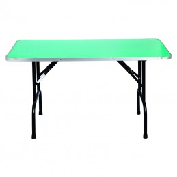 TABLE PLIANTE 120 X 60 CM HAUTEUR 78cm - VERT -MZ121BV-AGC-CREATION