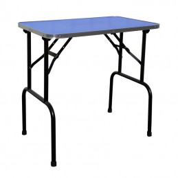 FOLDING TABLE 80 x 50 CM HEIGHT 85cm - BLUE -MZ81BB-AGC-CREATION