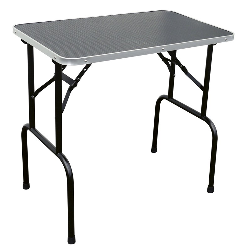 TABLE PLIANTE 80 x 50 CM HAUTEUR 85cm - NOIR -MZ81BN-AGC-CREATION