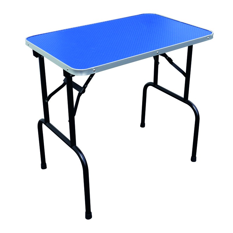 FOLDING TABLE 90 X 60 CM HEIGHT 66cm - BLEUE -MZ92BB-AGC-CREATION