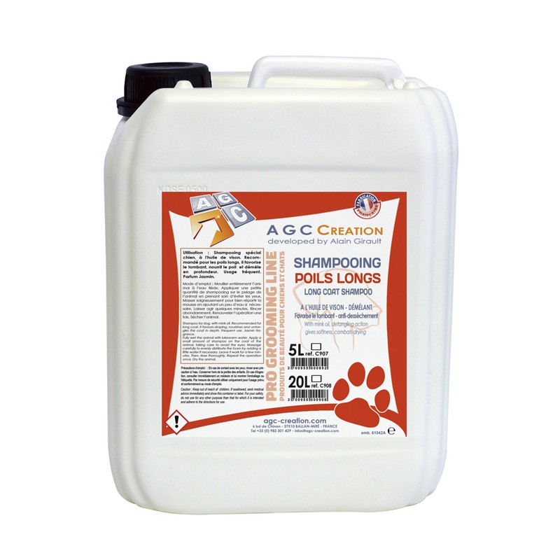 AGC CREATION long hair shampoo - 5 L -C907-AGC-CREATION AGC CREATION long hair shampoo - 5 L -C907-AGC-CREATION