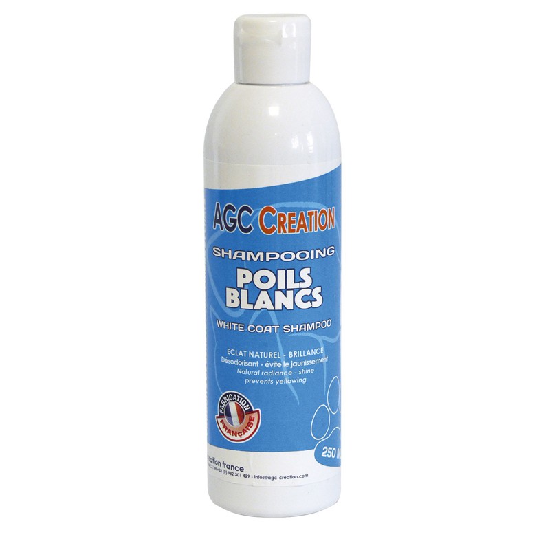 Shampooing poils blancs AGC CREATION - 250 ml -C922-AGC-CREATION