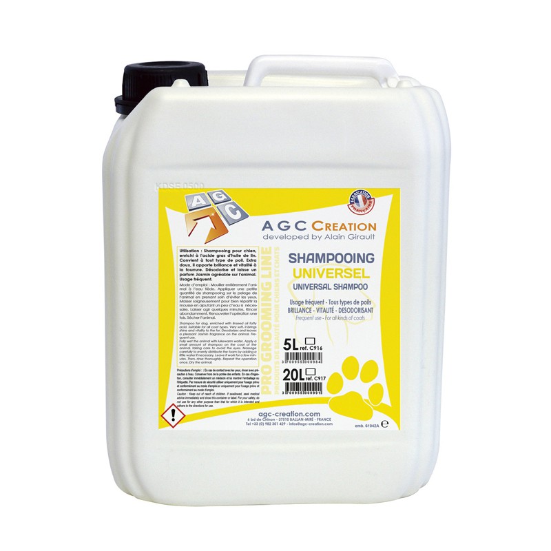 AGC CREATION universal shampoo - 5 L -C916-AGC-CREATION AGC CREATION universal shampoo - 5 L -C916-AGC-CREATION
