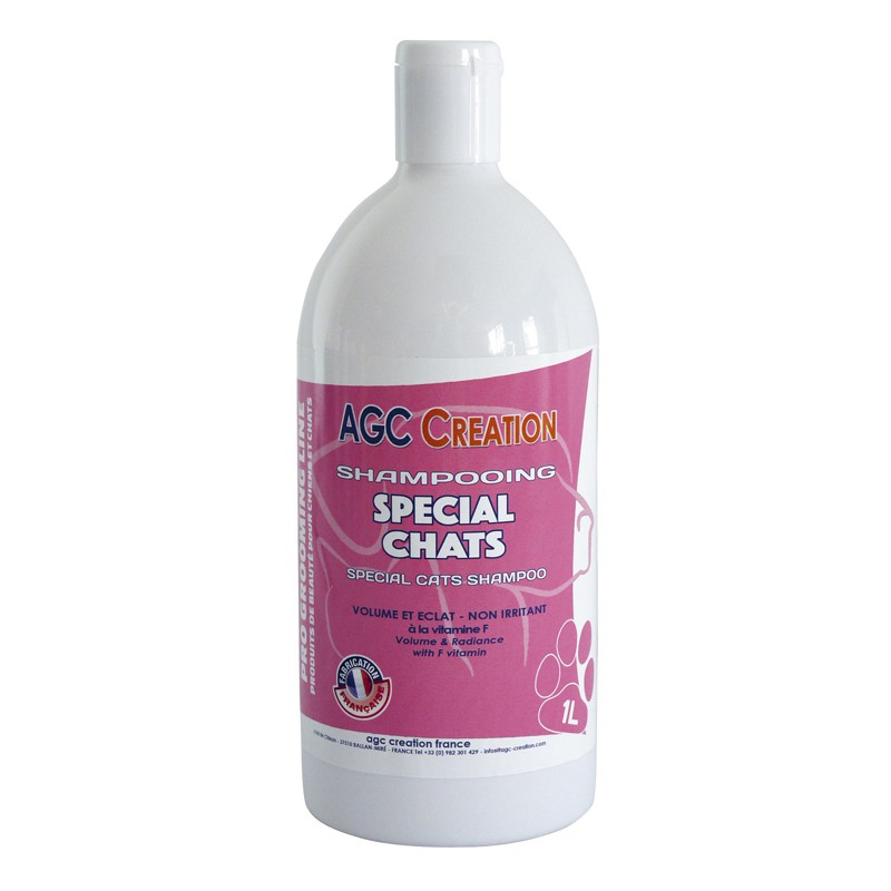 Shampooing spécial chat AGC CREATION - 1 L -C933-AGC-CREATION Shampooing spécial chat AGC CREATION - 1 L -C933-AGC-CREATION