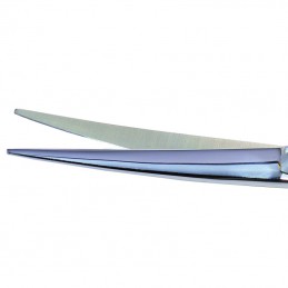 Curved scissors 16.5cm with finger rest, especially for hollow -P109-AGC-CREATION