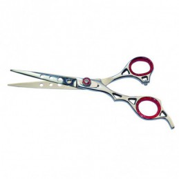 Left handed straight scissors 19cm with finger rest -P108-AGC-CREATION