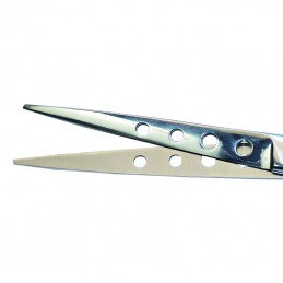 Left handed straight scissors 19cm with finger rest -P108-AGC-CREATION