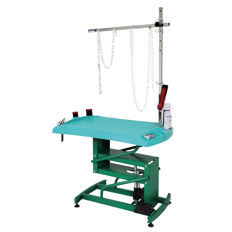 TABLE EVOLUTECH100 ELEVATRICE CHASSIS ELECTRIQUE - TURQUOISE -M829T-AGC-CREATION
