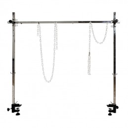 ELECTRIC ADJUSTABLE TABLE 120x60cm - METAL CHASSIS - BLUE -M887120-AGC-CREATION