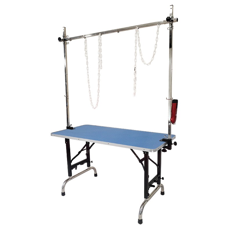 Folding wood table 120x60 cm - Adjustable - BLEU -M123BB-AGC-CREATION Folding wood table 120x60 cm - Adjustable - BLEU -M123BB-AGC-CREATION