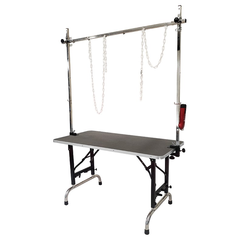 Folding wood table 120x60 cm - Adjustable - BLACK -M123BN-AGC-CREATION Folding wood table 120x60 cm - Adjustable - BLACK -M123BN-AGC-CREATION