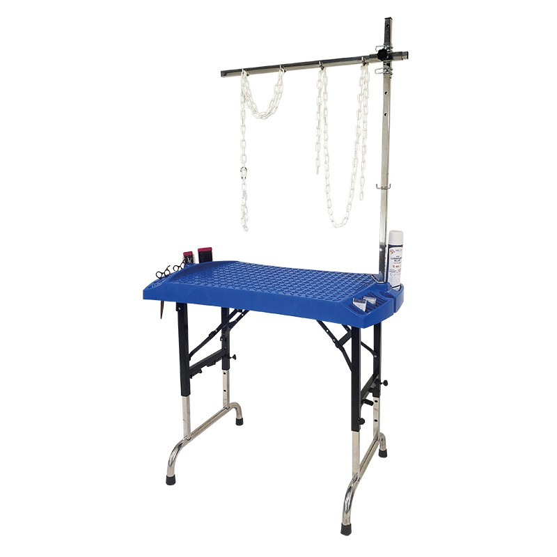 Evolutech100 folding table - Adjustable - ROYAL BLUE -M103-AGC-CREATION