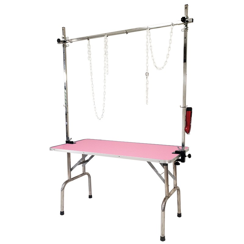 Table pliante bois 120x60cm - H 67cm - ROSE -M121BR-AGC-CREATION Table pliante bois 120x60cm - H 67cm - ROSE -M121BR-AGC-CREATION