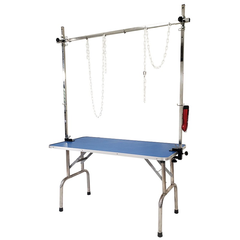 Table pliante bois 120x60cm - H 82cm - BLEU -M122BB-AGC-CREATION Table pliante bois 120x60cm - H 82cm - BLEU -M122BB-AGC-CREATION