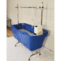AGC polyethylene bathtub - Stainless steel feet - ROYAL BLEU -M752B-AGC-CREATION