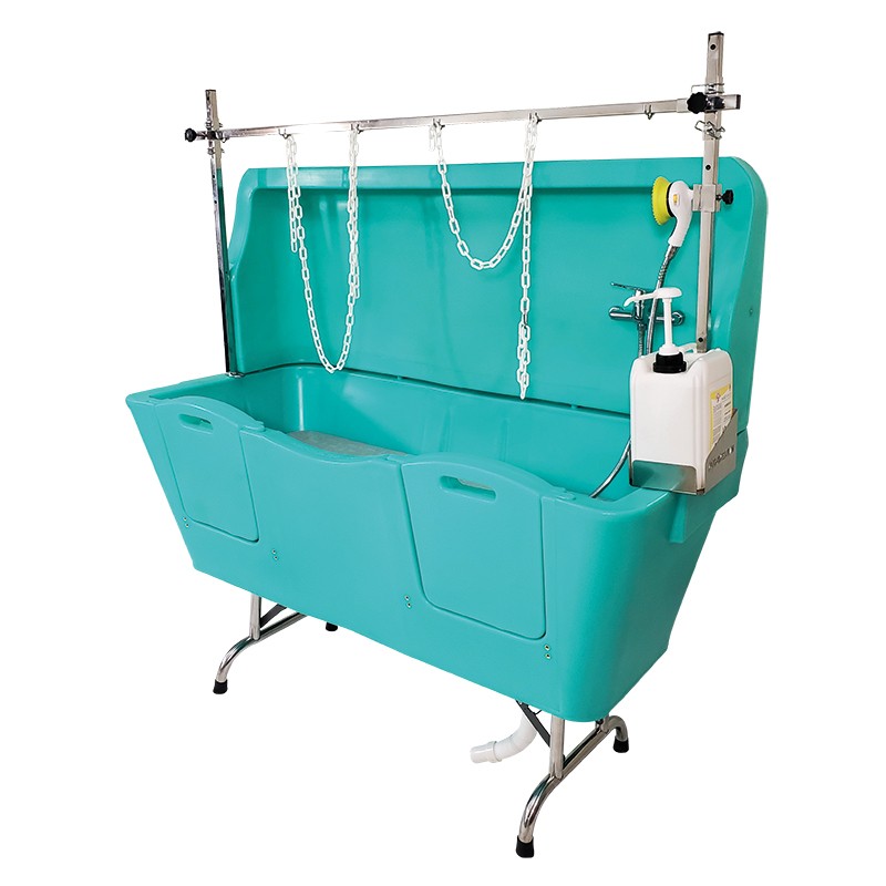 AGC polyethylene bathtub - Stainless steel feet with anti-splash - TURQUOISE -M761T-AGC-CREATION AGC polyethylene bathtub - Stainless steel feet with anti-splash - TURQUOISE -M761T-AGC-CREATION