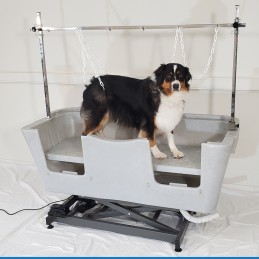 copy of AGC polyethylene bathtub - Electric frame lift - GRANITE GREY -M853G-AGC-CREATION