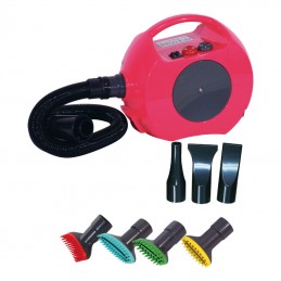 Blower dryer Bi Turbo Silence BTS3000 on stand - FUSHIA -M949-AGC-CREATION