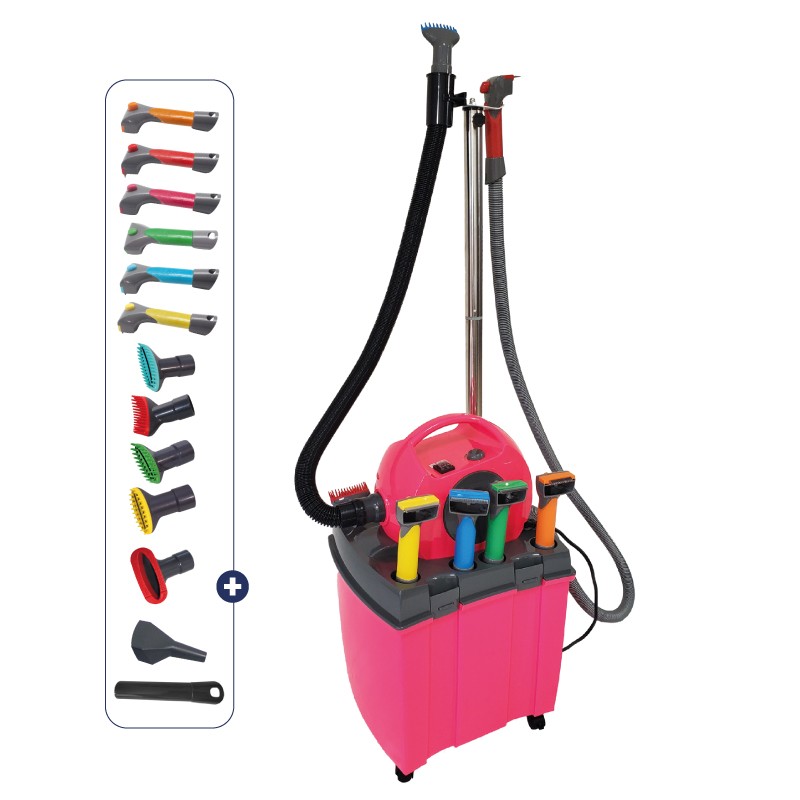 GROOMING STATION kit - BTS2400 with stand support for tube - FUSHIA -M928-AGC-CREATION GROOMING STATION kit - BTS2400 with stand support for tube - FUSHIA -M928-AGC-CREATION