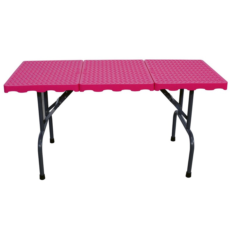 TABLE PLIANTE GRANDS CHIENS - Fushia -M834-AGC-CREATION