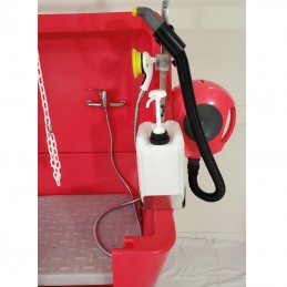 Baignoire en polyéthylène AGC - Élévatrice chassis électrique avec anti-projection - ROUGE -M860R-AGC-CREATION