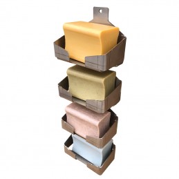 PRESENTOIR INOX pour Shampooing solide -C605-AGC-CREATION